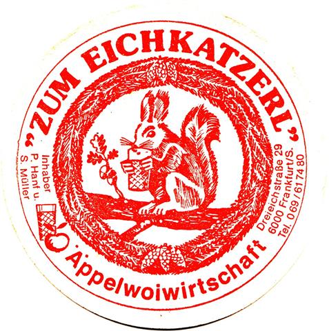 frankfurt f-he zum eichkatzerl rund 1a (215-ppelwoiwirtschaft)